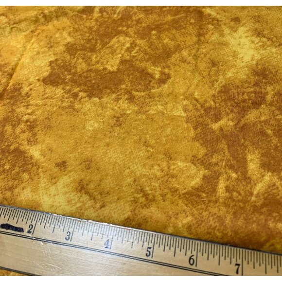 Marbled Yellow Washart Texture Fabric By SSI 19" x 44" Cotton Quilting Sewing - Picture 3 of 6